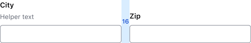 Baseline alignment within a set